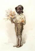 MOSER James Henry 1854-1913,Barefoot Boy with Bouquets,1888,Bonhams GB 2008-07-27