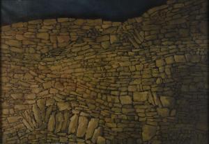 MOSKOVTCHENKO Michel 1935,Le mur en pierres sèches,1970,Conan-Auclair FR 2023-04-15