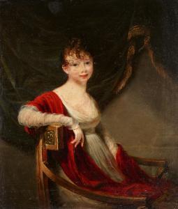 MOSNIER Jean Laurent 1743-1808,Portrait of Grand Duchess Catherine Pavlovna,Lempertz DE 2021-06-05