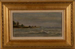 MOSS Charles Eugene 1860-1901,Seascape,Eldred's US 2012-03-30