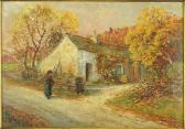 MOSS Henry William 1859-1944,Roadside Cottage,1902,Susanin's US 2018-01-17