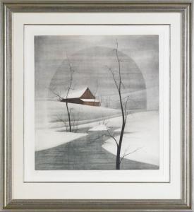 MOSS P. Buckley 1933,winter landscapes,Pook & Pook US 2012-02-23