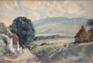 MOSS Sidney Dennant 1884-1946,rural landscape,Gorringes GB 2021-07-12