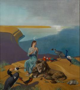 MOSSEL Julius 1872-1960,Diana with animals,Rosebery's GB 2023-06-06