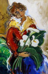 MOSTERT Este 1959,Girls with Arum Lillies,5th Avenue Auctioneers ZA 2023-11-26