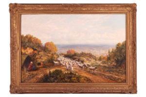 MOTE George William 1832-1909,Landscape,1874,Dawson's Auctioneers GB 2024-03-28
