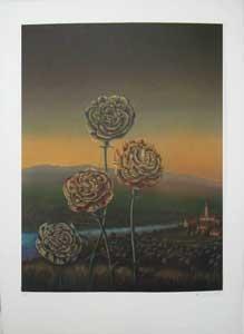 MOTOMURA Tadashi 1936,Roses dans un paysage,1938,Chochon-Barré-Allardi FR 2009-02-06
