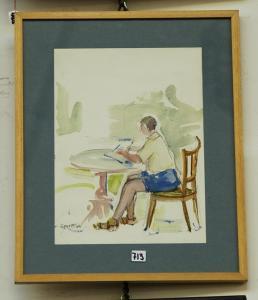 MOTTIRONI Cesara 1894,Figura di ragazzo al tavolino,Il Ponte Casa D'aste Srl IT 2011-09-20