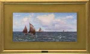 MOTTRAM Charles Sim 1876-1919,Fishing Fleet,1904,David Lay GB 2023-10-26