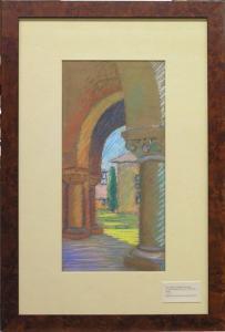 MOTTRAM John 1903-1956,The Arches at Stanford University,1937,Clars Auction Gallery US 2007-09-09