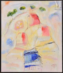 Moudarres Fateh,Al Sheikh w Al Ared (The Sheikh and the land),1990,Millon & Associés 2024-04-25