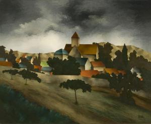 MOUILLOT Marcel 1889-1972,Landscape with Houses,Sotheby's GB 2022-11-29