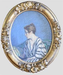 MOULINES Ernest 1870-1942,Portrait de femme,Raffan Kelaher & Thomas AU 2017-11-21