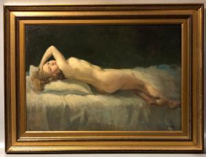 MOULLADE Georges 1893-1968,Femme nue,Osenat FR 2023-07-22