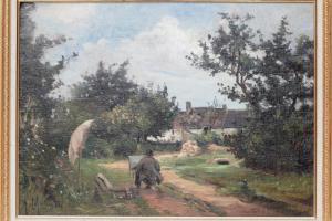 MOULLION Alfred 1832-1886,Peintre sur le motif,Lombrail - Teucquam FR 2018-04-14