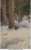 MOULTON Frank 1847-1932,Snowy Forest,Heritage US 2021-12-09