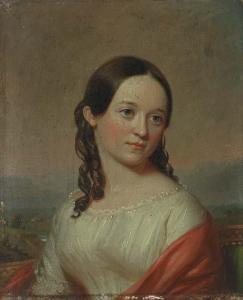 MOUNT William Sidney 1807-1868,Portrait of Ruth Francis Seabury,1846,Christie's GB 2000-10-04