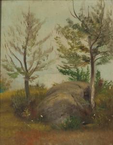 MOUNT William Sidney 1807-1868,Rock and Trees,1850,Christie's GB 2013-10-01