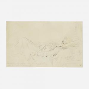 MOUNT William Sidney,Sketch of the Artist's Mother,1841,Rago Arts and Auction Center 2022-05-24