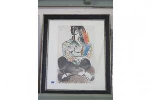MOURIOT,Seated woman,1959,Willingham GB 2015-06-20