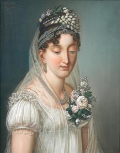 MOUTON MAURICE 1800,Portrait d'une jeune mariée,1818,Beaussant-Lefèvre FR 2017-12-13