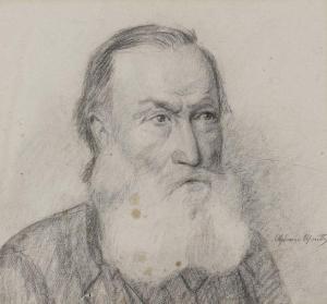 MOUTTE Alphonse 1840-1913,Autoportrait,Millon & Associés FR 2019-12-12