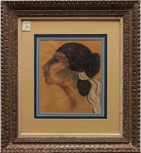 MOYA DEL PINO Jose 1891-1969,Portrait of a Lady,Clars Auction Gallery US 2013-04-13