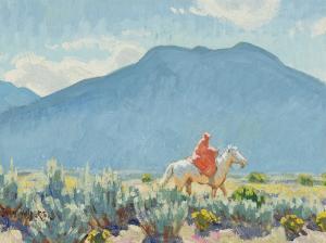 MOYERS John 1958,Lone Rider,Scottsdale Art Auction US 2023-08-26