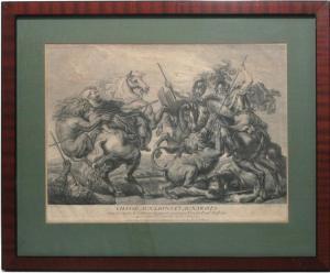 MOYREAU Jean 1690-1762,Löwen- und Tigerjagd,Scheublein Art & Auktionen DE 2018-01-26