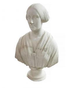 MOZIER Joseph 1812-1870,BUST OF A WOMAN,1851,Abell A.N. US 2022-04-07