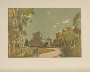 MOZLEY Charles 1915-1991,The Chateau of Bordeaux,1950,Rosebery's GB 2023-03-07