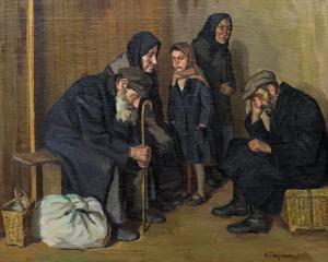 MOZUS Parparov 1891-1941,The fugitives,im Kinsky Auktionshaus AT 2015-06-16