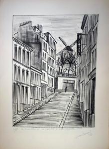 MOZZICONACCI Ange 1939,Le moulin de la galette à Monmartre, Paris 1971,1971,Artprecium FR 2018-07-12