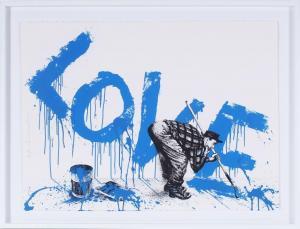 MR. BRAINWASH 1966,LOVE (blue),2024,Clark Cierlak Fine Arts US 2024-03-20