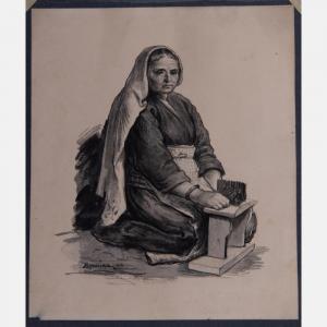 MRKVICKA Jan Václav 1856-1938,Peasant Woman,1883,Gray's Auctioneers US 2019-03-13