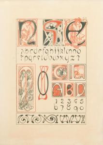 MUCHA Alphonse 1860-1939,Documents décoratifs,1902,Quittenbaum DE 2018-05-16