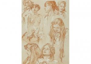 MUCHA Alphonse 1860-1939,Documents Decoratifs,1902,Mainichi Auction JP 2018-05-25