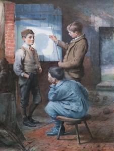MUCKLEY Louis Fairfax 1862-1926,The Portrait,1888,Gorringes GB 2021-11-22