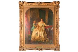 MUCKLEY William Jabez 1837-1905,The Morning Bouquet,1863,Dawson's Auctioneers GB 2021-08-26