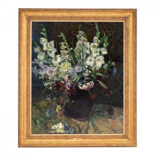 MUEHLHAUS Daan 1907-1981,Vase with Flowers,1945,Artmark RO 2024-04-10