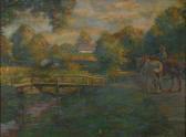 MUELLER Louis F. 1886-1958,"At the Orchard Gate",1916,Wickliff & Associates US 2010-10-29
