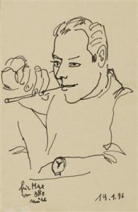 MUHL Otto 1925-2013,Halbportrait Markus Lautner,Palais Dorotheum AT 2018-05-15