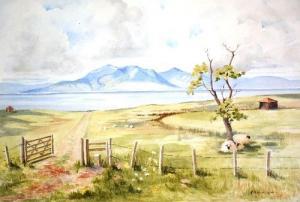 MUIR M.B,Arran, from West Kilbride Golf Course,1980,Shapes Auctioneers & Valuers GB 2016-08-06
