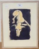 MUIR Sally,Study of a Greyhound,Tooveys Auction GB 2014-11-05