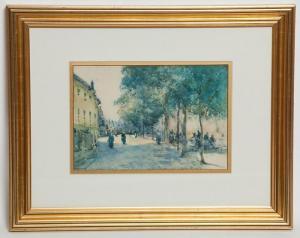 MUIRHEAD John 1863-1927,UNDER THE SHADE OF THE TREES, BRUGES,McTear's GB 2015-08-09