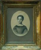 MULARD Henriette,Portrait de jeune fille.,1841,Boisgirard - Antonini FR 2011-05-17