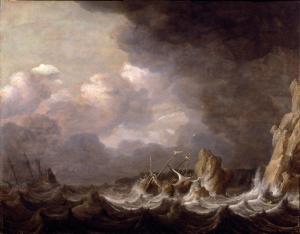 MULIER Pieter I 1615-1670,Marina in tempesta,Cambi IT 2023-06-27