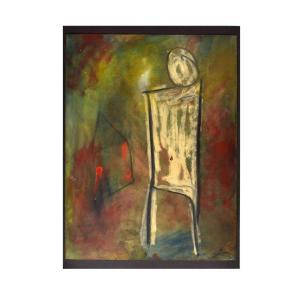 MULLEN JNR. Karl 1954,Abstract Standing Figure in Exterior Scene,Kodner Galleries US 2023-09-13