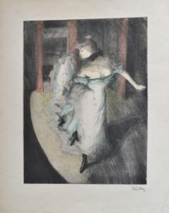 MULLER Alfredo,Devant la rampe,1897,Gautier-Goxe-Belaisch, Enghien Hotel des ventes 2016-03-13