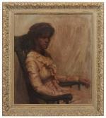 MULLER Alice Preston 1900-1900,Portrait of Emily Legare Simmons,Brunk Auctions US 2012-11-10